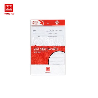 [Mã LIFEMALL995 giảm 10% đơn 99K] Giấy kiểm tra kẻ ngang Hồng Hà (4932)