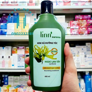 Dầu xả Linn Saroma Ngọc Lan Tây, dầu xả mềm mượt tóc, ngát hương Ylang Ylang Conditioner 400ml
