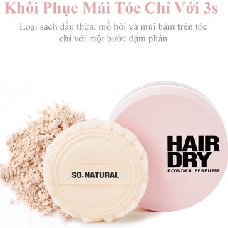 Phấn phủ gội khô Hair Dry SO'NATURAL