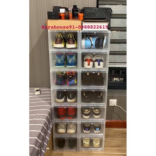 ( SHIP NOWSIP_GRAP_ 30P _1H _Hộp Size Lớn Hộp Đựng Giày Thông Minh Việt nhật nhựa cứng LẮP GHÉP nguyên khối cao 19 cm