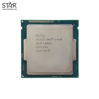 CPU Intel Core i3 4160 (3.60GHz, 3M, 2 Cores 4 Threads) TRAY chưa gồm Fan