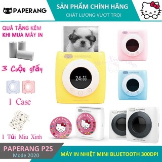 Chính hãng Paperang Máy in nhiệt mini bluetooth p1, p2, p2s peripage a6 a6s, poooli L1, L2