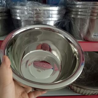Tô inox đựng thức ăn 22cm