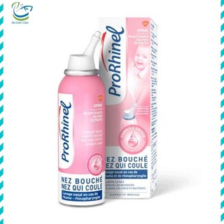 Xịt mũi muối biển sâu PRORHINEL SPRAY cao cấp nội địa Pháp an toàn cho bé 60348