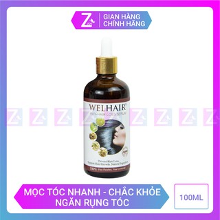 Serum Kích Thích Mọc Tóc Ngăn Rụng Tóc Phục Hồi Tóc Hư Tổn Welhair 100ml