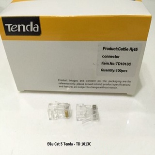 Hạt mạng Tenda RJ45 dùng cho cat5 cat6 Hộp 100hạt