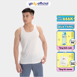 Áo ba lỗ nam Yody chất cotton mềm mịn BLM3001