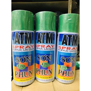 sơn phun ATM màu xanh táo mã ,217