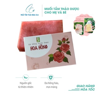 Xà bông Sinh Dược hoa hồng 100g