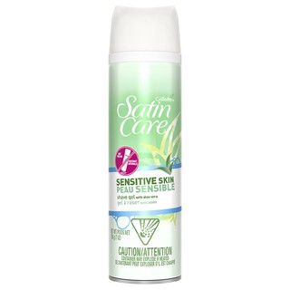 Gel cạo lông GILLETTE SATIN CARE SHAVE GEL SENSITIVE SKIN 198g
