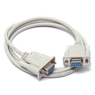 com bo 5 chieecd Cáp nối Com to Com DB9 to DB9 RS232 to RS232 2 đầu cái 1.5m