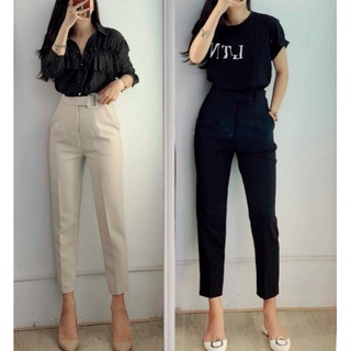 Quần Baggy Đai vuông cúc bấm 028