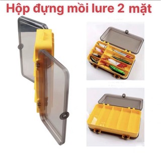 Hộp đựng mồi giả câu lure 2 mặt