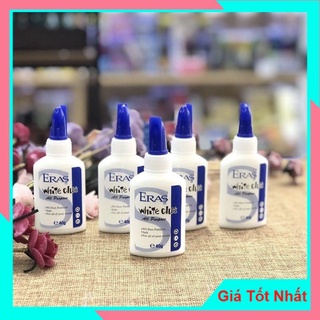 Keo sữa dán giấy dán gỗ đa năng ERAS - Độ kết dính cao, Không độc hại, Có chổi gạt keo và thiết kế nắp đậy tiện lợi
