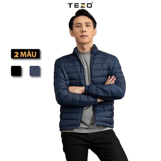 Áo phao nam dáng ngắn TEZO, áo khoác chần bông siêu nhẹ giữ ấm tuyệt đối mã 2111APBX01