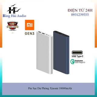BIN SẠC DỰ PHÒNG XIAOMI Freeship Extra BIN Sạc Dự Phòng Xiaomi Gen 3 10.000mAh SẠC NHANH 18W