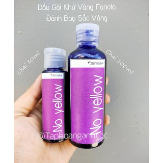 Dầu Gội Khử ánh sắc vàng Fanola chai 30ml, 100ml