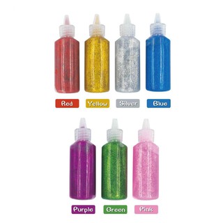 Bộ 7 bút keo kim tuyến lấp lánh (25ml/ bút)