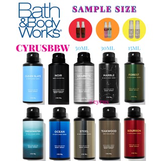 ( Nhiều Mùi ) Xịt Khử Mùi Nam Body Spray Bath &amp; Body Works 104g Từ Mỹ
