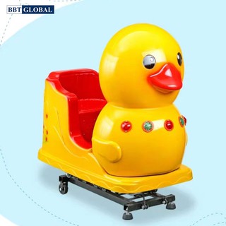 Đồ chơi nhún điện cho bé hình vịt vàng BBT Global 1005