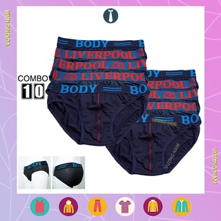 Quần lót nam thun lạnh 10 cái đẹp tam giác cao cấp lưng cao VN54J