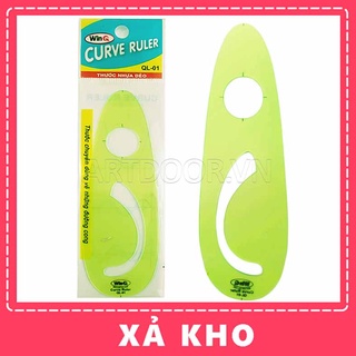 [ARTDOOR] Thước vẽ kỹ thuật WINQ đường Cong (QL01)