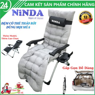[Bảo Hành 1 năm] Ghế xếp thư giãn NinDa NDG830 gấp gọn , Ghế xếp du lịch có tay vịn , Ghế tựa lưng , ghế gaming