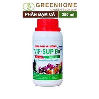 Phân đạm cá Lavamix, chai 250ml, hữu cơ cho cây khoẻ, rể khoẻ, siêu chồi và hoa |Greenhome