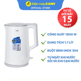[Mã ELHADEV giảm 4% đơn 300K] Bình đun siêu tốc Midea MK-17DW