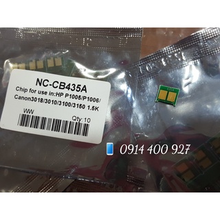 Bộ 5 con Chip Hp 35A - Dùng Cho Máy in Hp 1005-1006-1505/Ca non LBP 3050-3100