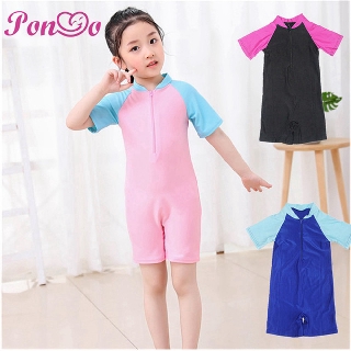 Đồ Bơi Liền Thân Ngắn Tay Cho Bé Trai &amp; Gái Từ 1-7 Tuổi