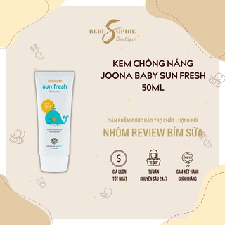 Kem chống nắng Sun Fresh 50ml cho bé từ 6 tháng tuổi Joona Baby