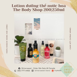 sữa dưỡng thể hương nước hoa THE BODY SHOP body lotion nhiều mùi 250ml (Smoky Rose/White Musk)