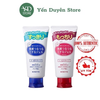 Gel Tẩy Tế Bào Chết Da Mặt Rosette 120g Peeling Gel Nhật Bản Dành Cho Mọi Loại Da