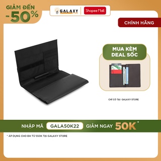 [Nhập GALA10 giảm 10%] Ví Doanh Nhân Đa Năng Để Thiết Bị Công Nghệ iPad iPhone Máy Tính Bảng Hộ Chiếu GVDN03 (Đen)