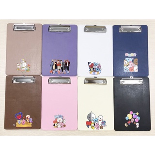 kẹp tài liệu bangtan army KTLD11 dễ thương cute da pu 23*15cm idol kpop