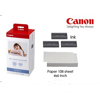 GIẤY IN ẢNH NHIỆT CANON KP108 DÙNG CHO CP 900, CP910,CP1000,CP1200...