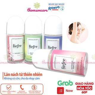 Lăn nách Refre lăn khử mùi hôi, hương tự nhiên và hương nước hoa, trà xanh, giảm tiết mồ hôi
