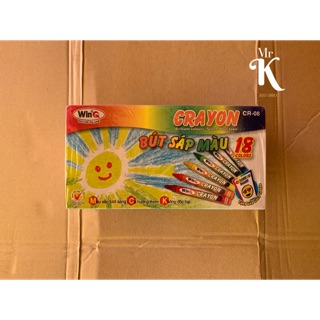 LỐC 10 HỘP SÁP WIN 18M CR-08