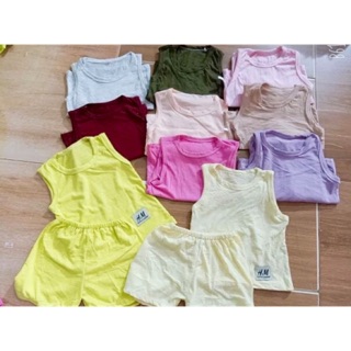 Set 5 bộ sát nách cho bé trai/ gái 6-18kg