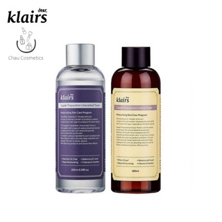 Nước hoa hồng Toner Dear Klairs Supple Preparation Toner Cân Bằng 180ml