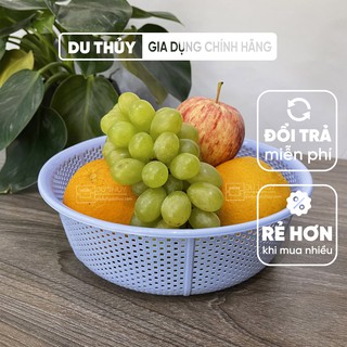 Rổ nhựa tròn cao cấp loại nhỏ đường kính  20 - 24 - 28 -32 cm, nhựa pp nguyên sinh kháng khuẩn của Gia Dụng Du Thủy