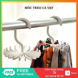 Móc treo cà vạt đa năng 11x11cm tiện dụng chất liệu nhựa pp bền đẹp - GD1023