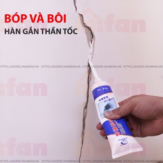 Keo chống thấm vá vết nứt tường đa năng cực bền - Keo trám tường thông minh cao cấp
