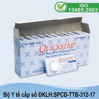 Que Thử Thai Quickstrip.Giúp Phát Hiện Thai Sớm.Que Test Thử Thai 2 Vạch Chính Xác