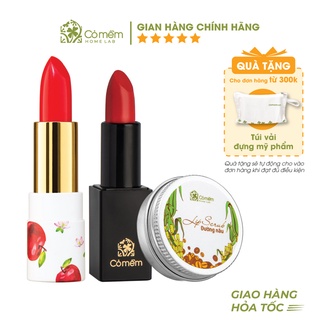 Combo Dưỡng Môi Giúp Môi Hồng Xinh Cỏ Mềm