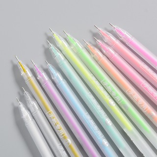 Bút Gel 0.5mm màu sáng- Ghi trên giấy đen