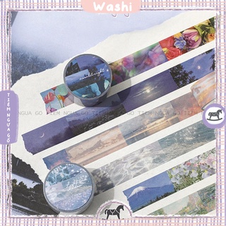 Cuộn Washi Isle Of Light 20mmx3m Trang Trí Sổ Tay, Bullet Journal, Planner - Tiệm Ngựa Gỗ