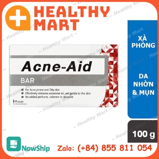 ✔️️️Xà phòng xử lý mụn, kháng khuẩn Acne - Aid Soap Bar