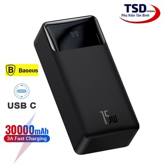 Pin Dự Phòng Baseus Bipow 30000mAh Chính Hãng ( 15W, Type C 2 Chiều )